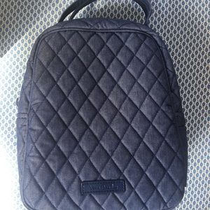 Vera Bradley Denim Lunch Bag Moonlight Navy